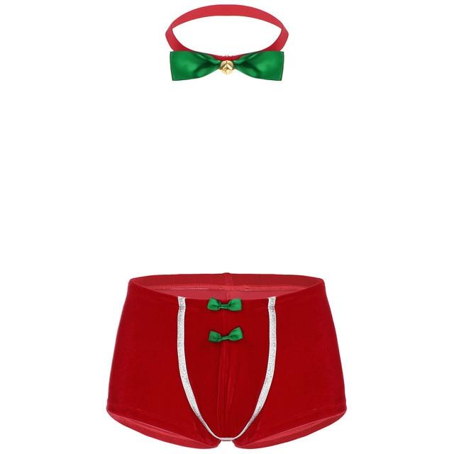 Christmas Boxer Shorts and Bowtie | dmunderwear