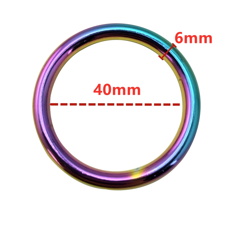 Chromatic Metal Penis Ring | dmunderwear detail image 2