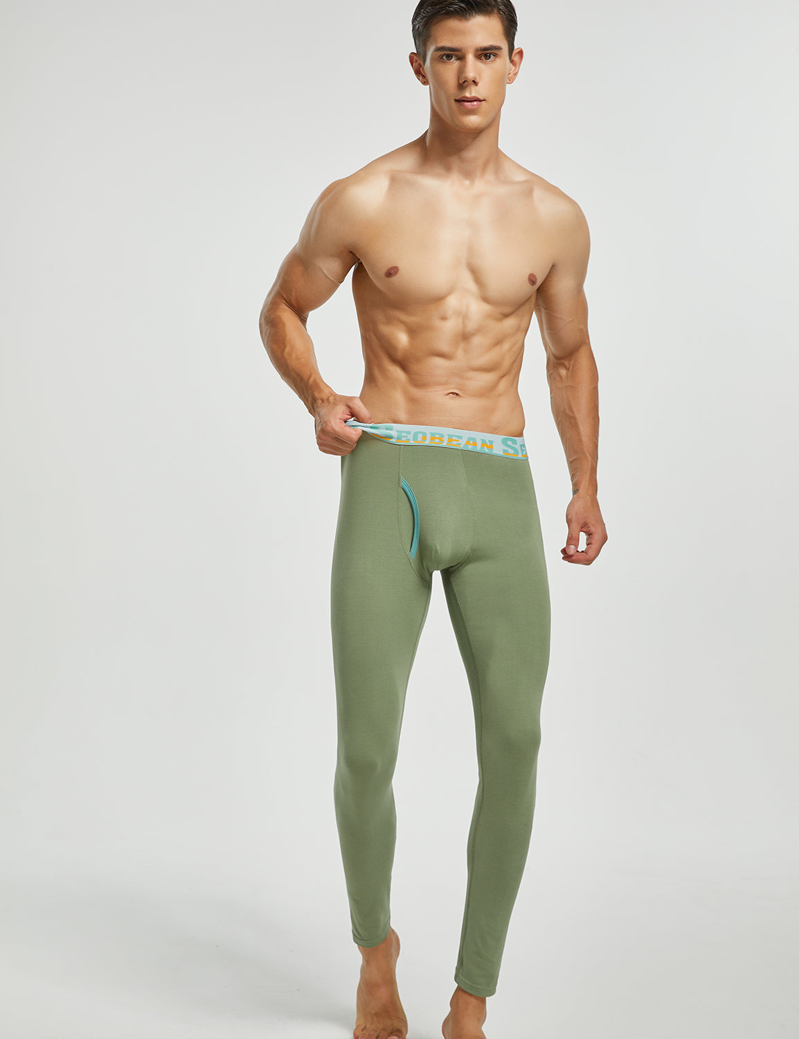 Classic Solid Long John 220403 | dmunderwear detail image 10