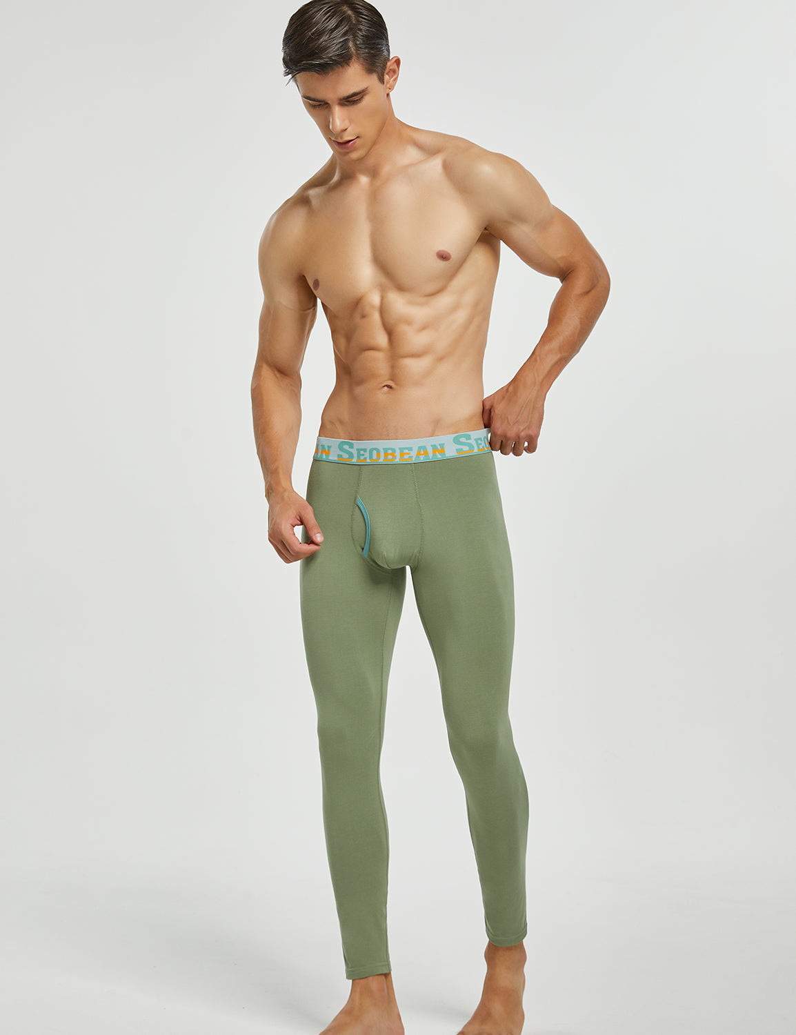 Classic Solid Long John 220403 | dmunderwear detail image 11