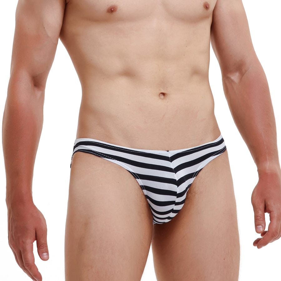 Classic Striped Bikini Briefs | dmunderwear detail image 2