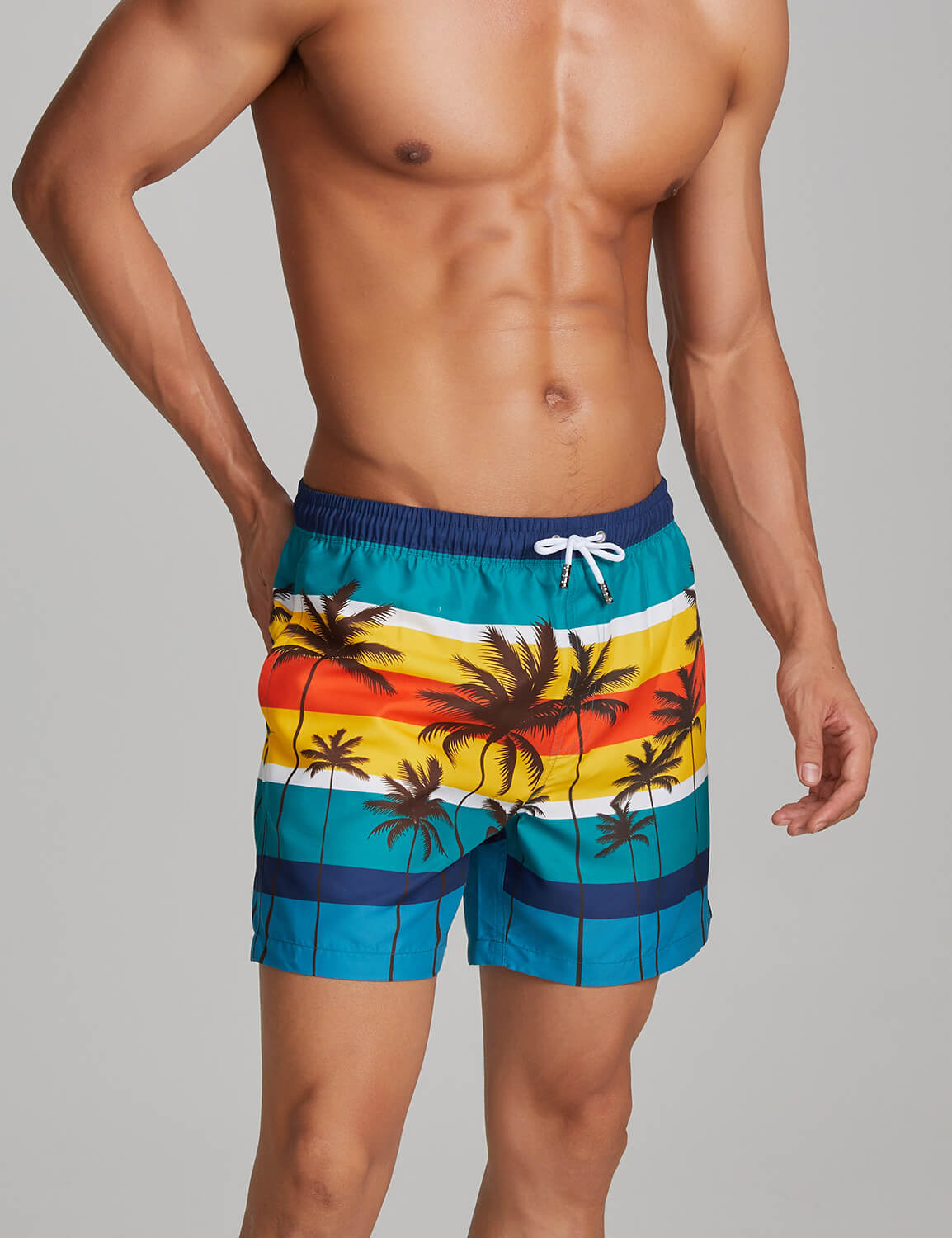 Color Bar Swim Shorts 221303 | dmunderwear detail image 7