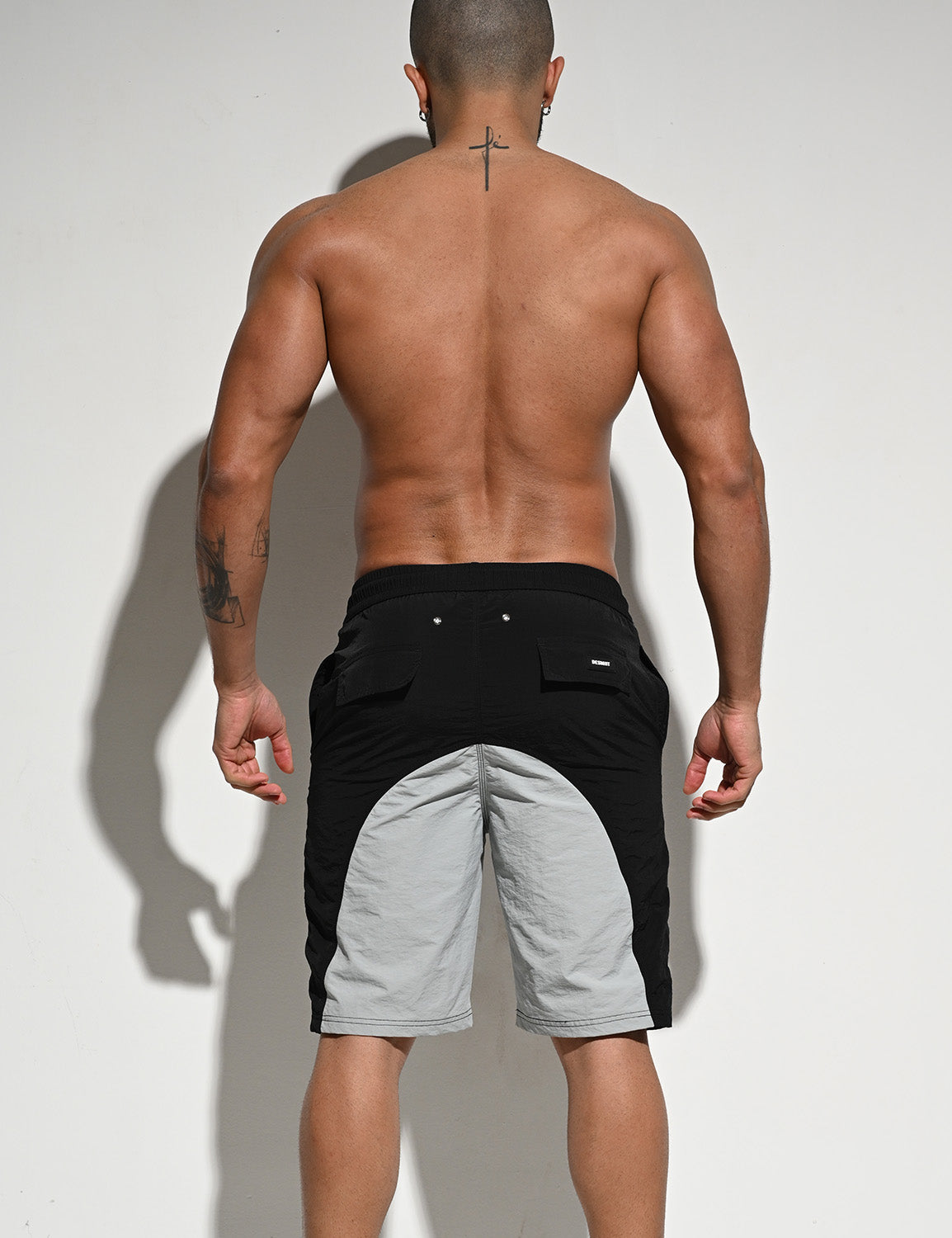 Color Block Beach Surf Swim Shorts B5116 | dmunderwear detail image 12