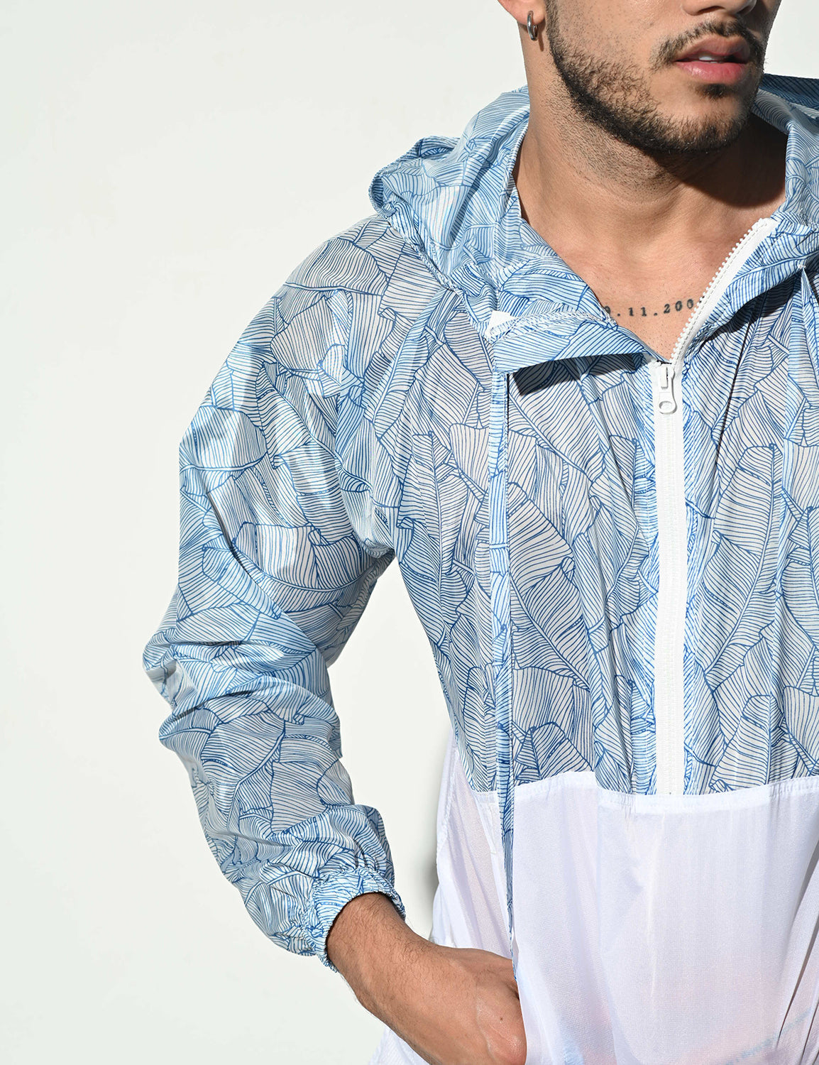 Color Block Long Sleeve Tops B7127 | dmunderwear detail image 5