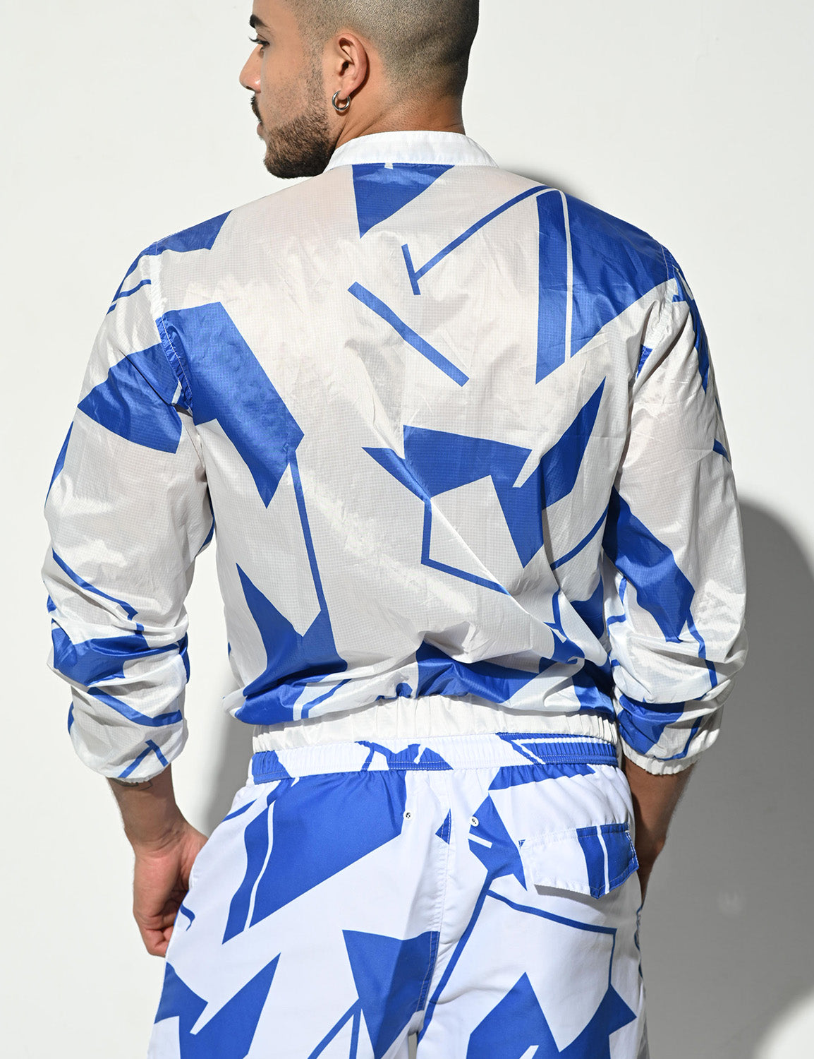Color Block Long Sleeve Zip Tops B7125 | dmunderwear detail image 6