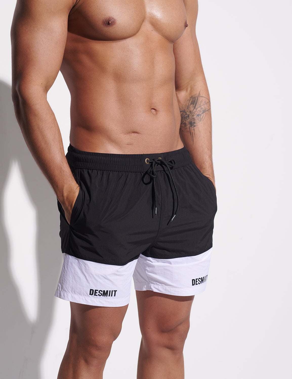 Color Block Quick-Dry Shorts B3344 | dmunderwear detail image 13