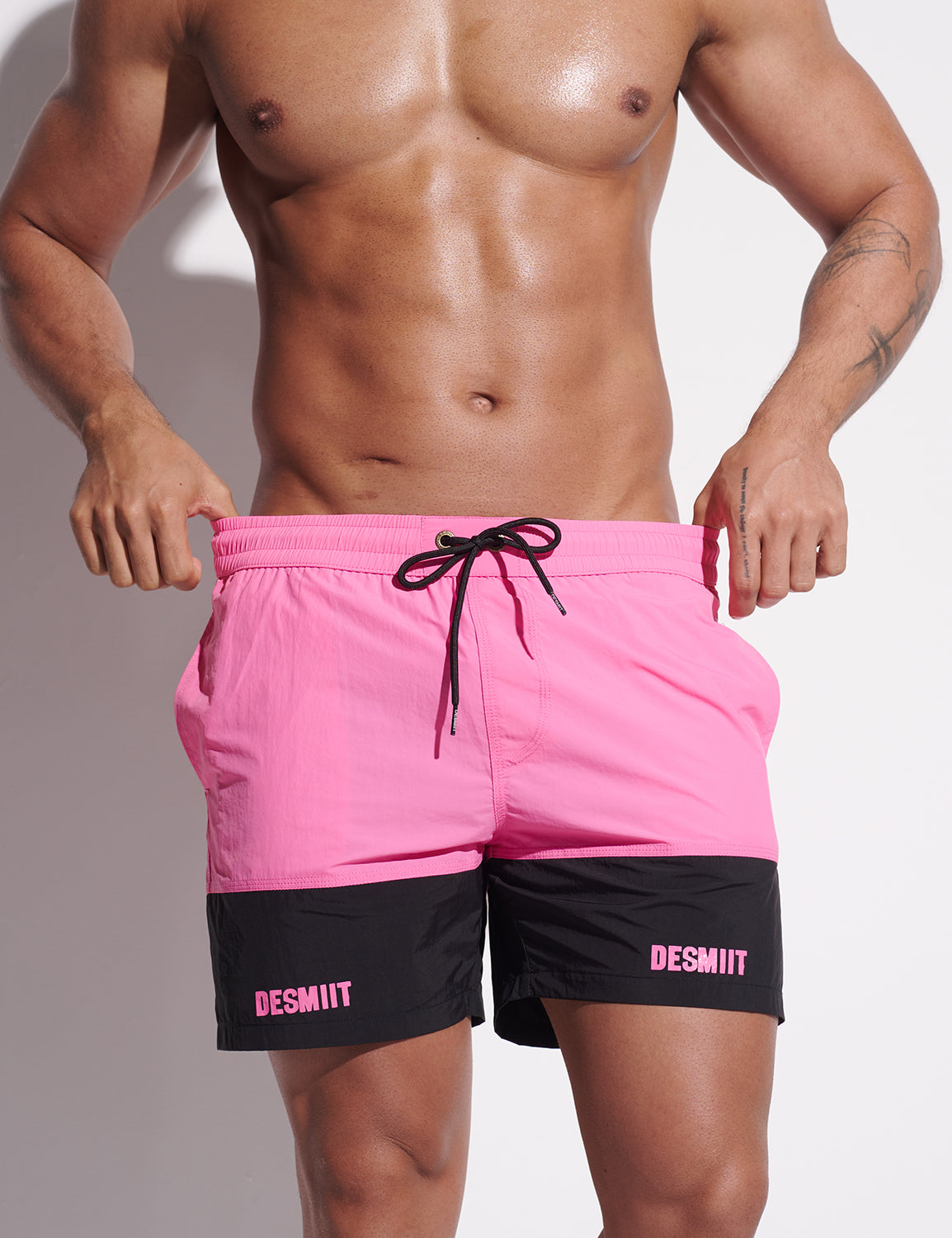 Color Block Quick-Dry Shorts B3344 | dmunderwear detail image 3