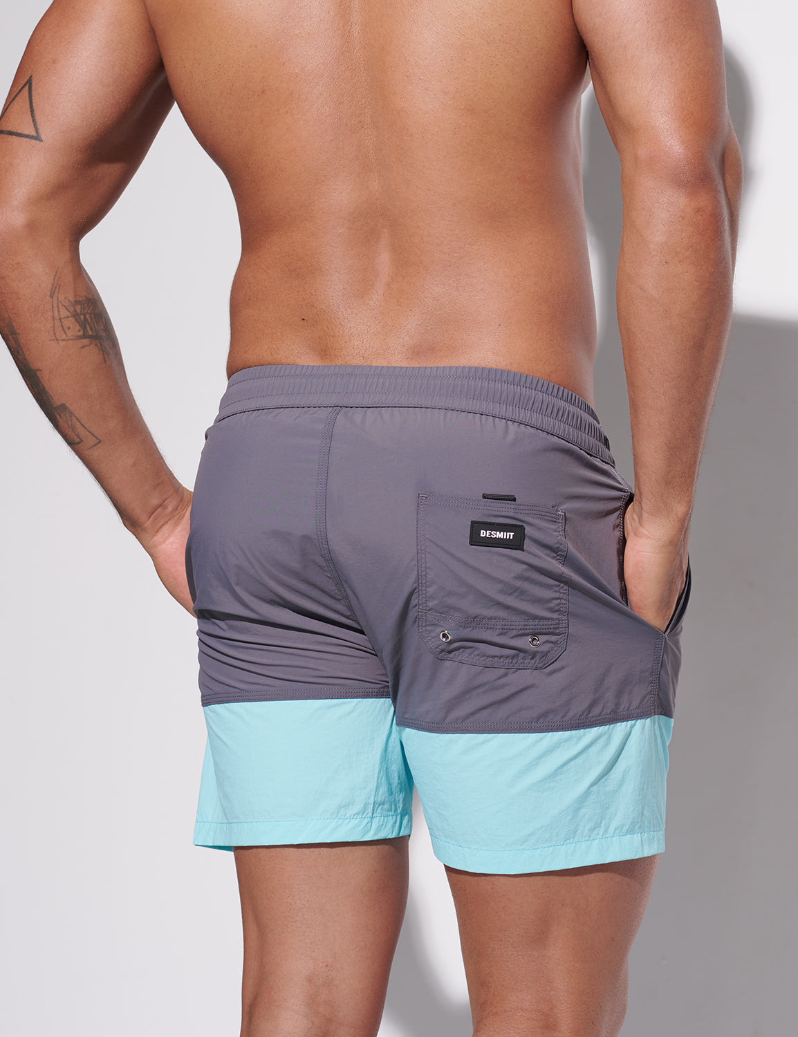 Color Block Quick-Dry Shorts B3344 | dmunderwear detail image 8
