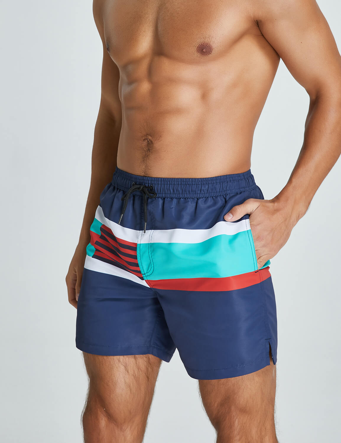 Color Block Swim Shorts 221302 | dmunderwear detail image 3
