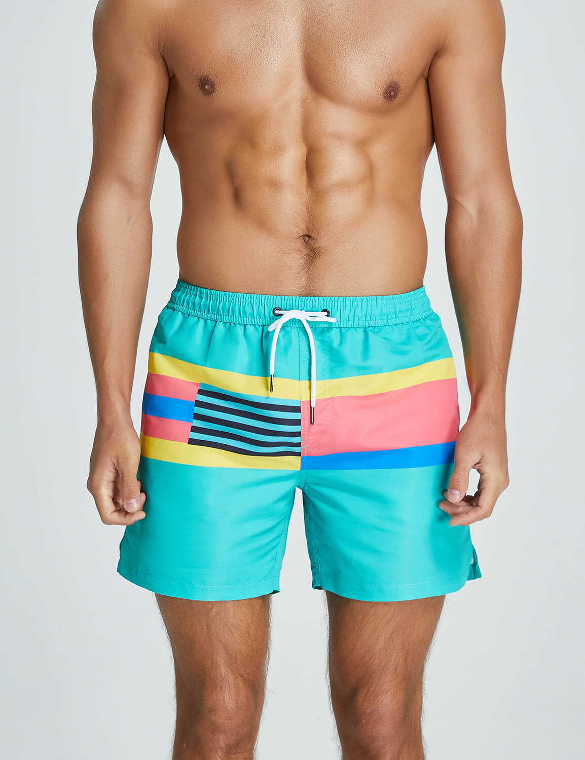 Color Block Swim Shorts 221302 | dmunderwear detail image 5