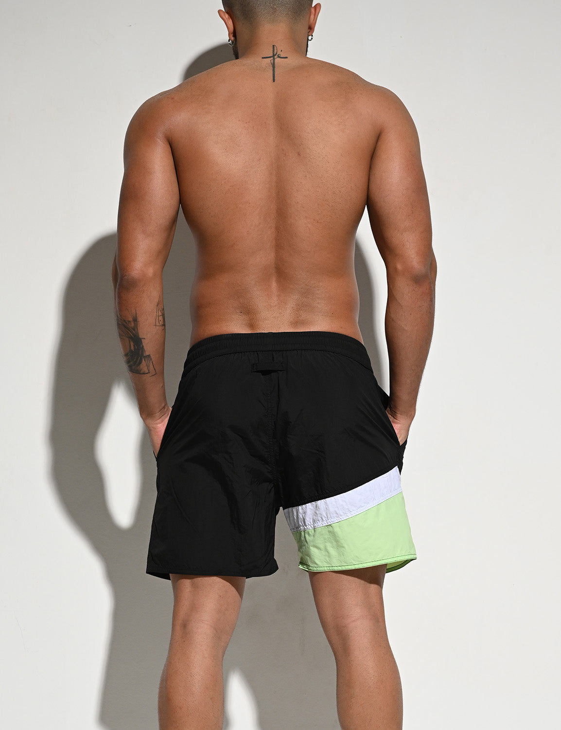 Color Block Swim Shorts B3108 | dmunderwear detail image 18