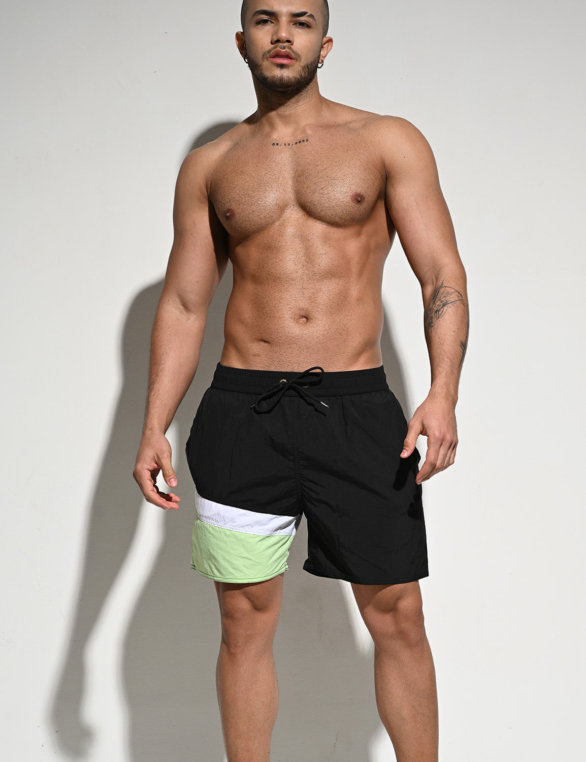 Color Block Swim Shorts B3108 | dmunderwear detail image 19