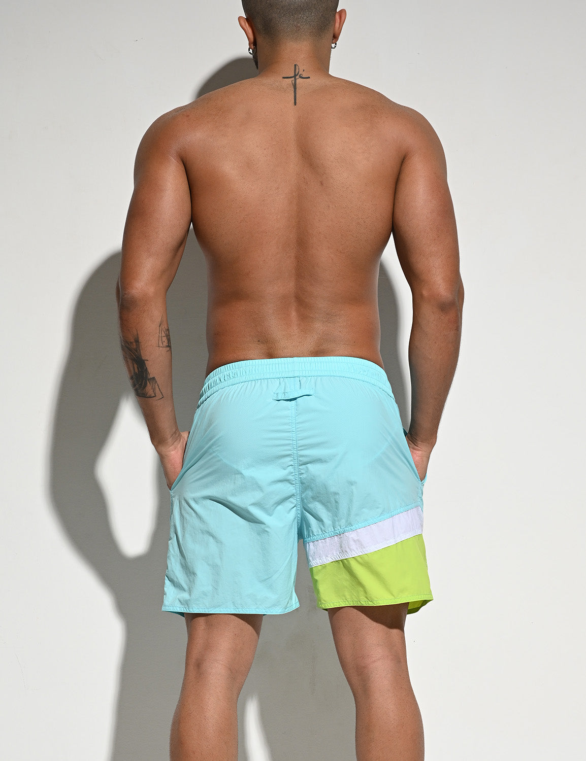 Color Block Swim Shorts B3108 | dmunderwear detail image 2