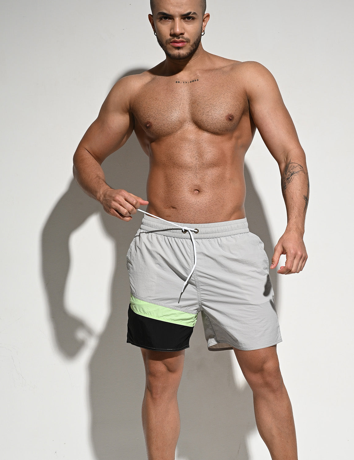 Color Block Swim Shorts B3108 | dmunderwear detail image 8