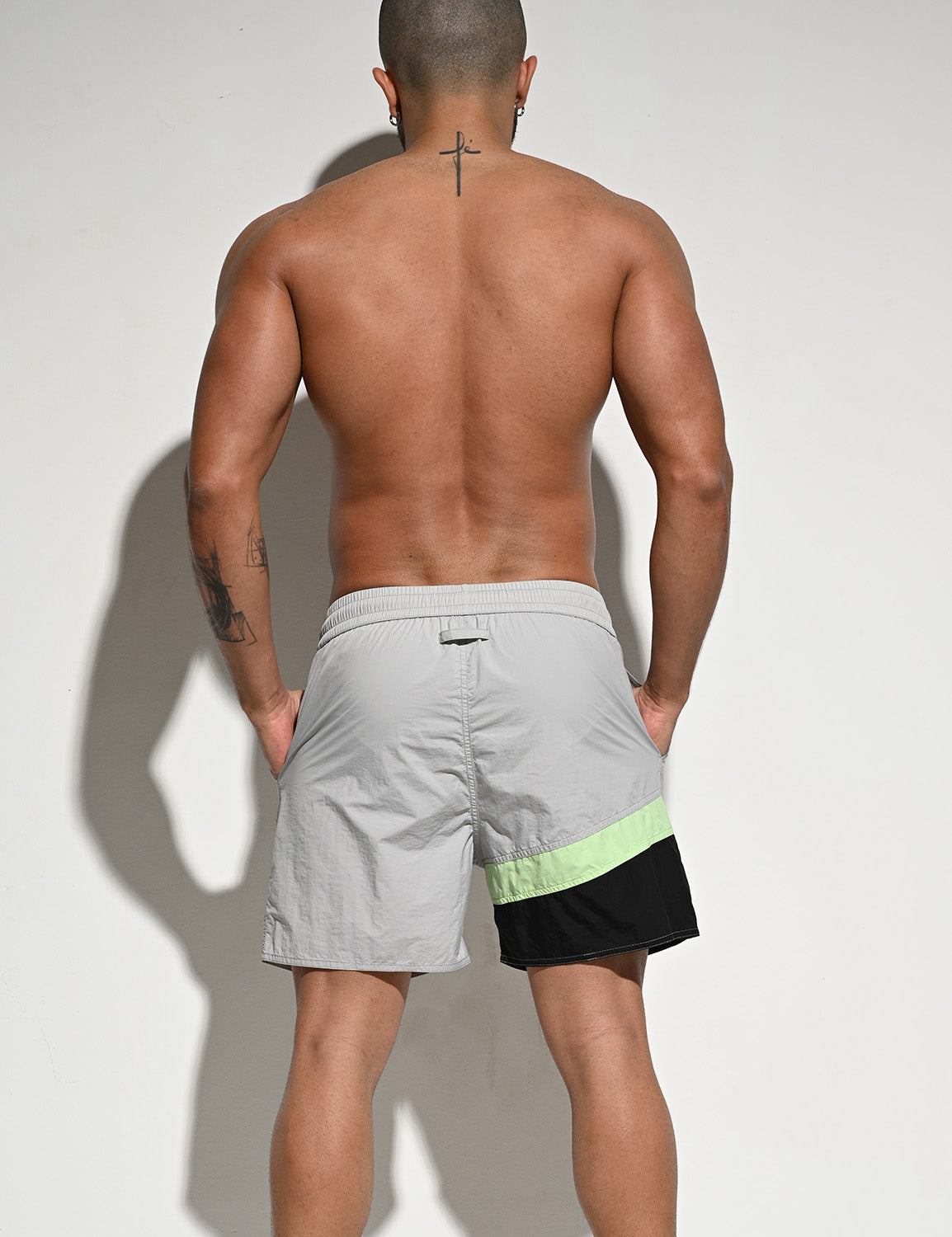 Color Block Swim Shorts B3108 | dmunderwear detail image 9