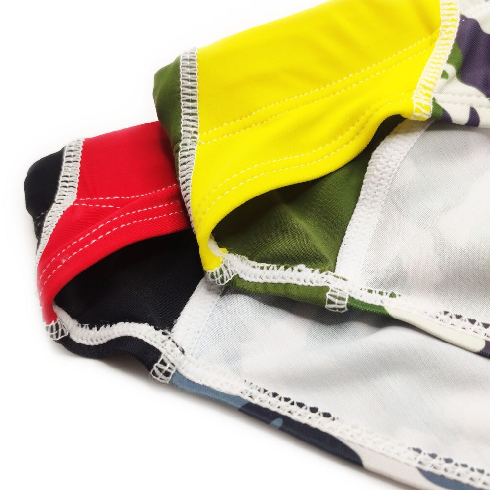 Color Flare Camo Swim Briefs | dmunderwear detail image 9