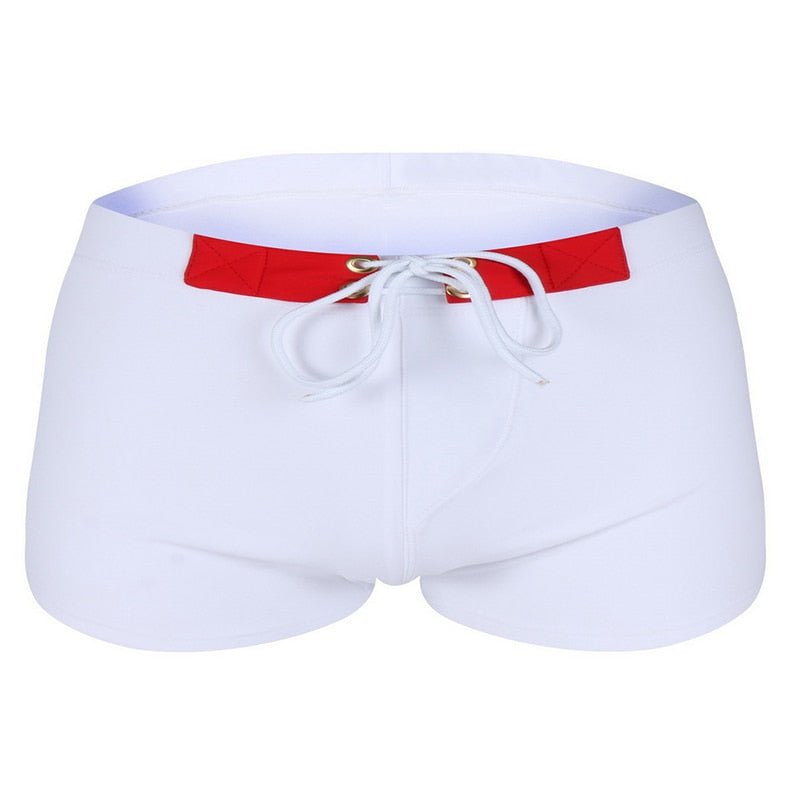 Color Pop Bowtie Swim Trunks | dmunderwear detail image 14