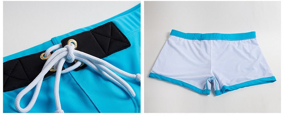 Color Pop Bowtie Swim Trunks | dmunderwear detail image 7