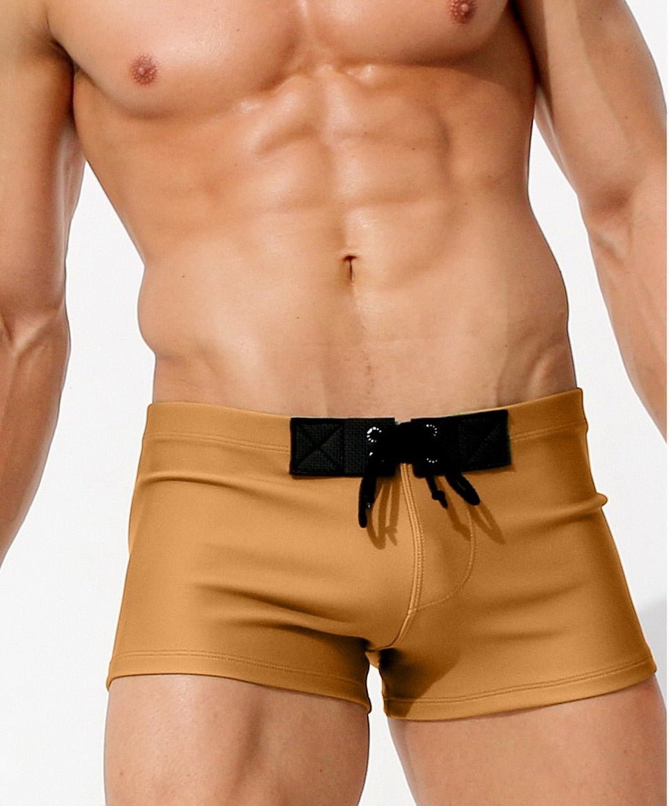 Color Pop Bowtie Swim Trunks | dmunderwear detail image 8