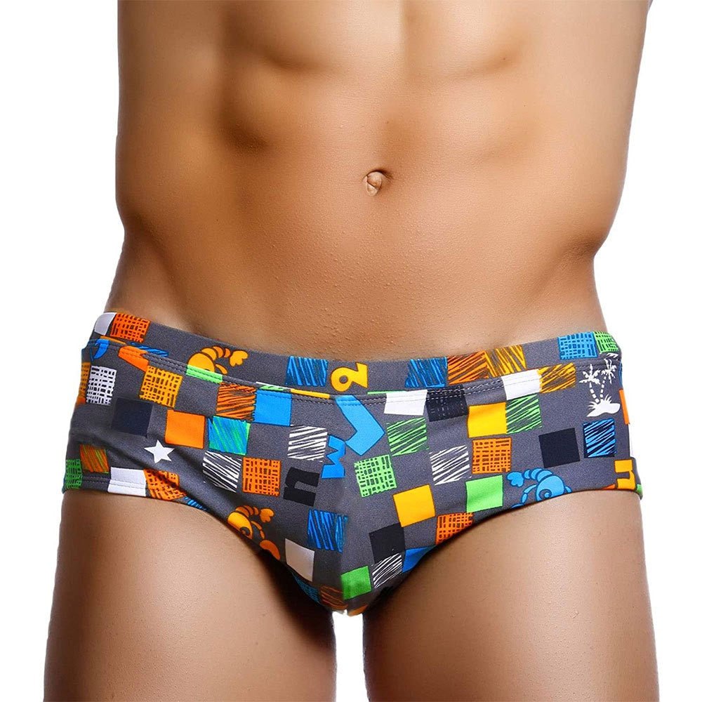 Color Square Swim Trunks | dmunderwear