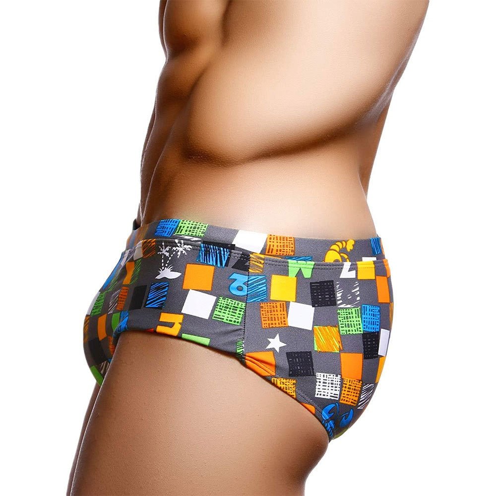 ORVLS Color Square Swim Trunks | dmunderwear detail image 4