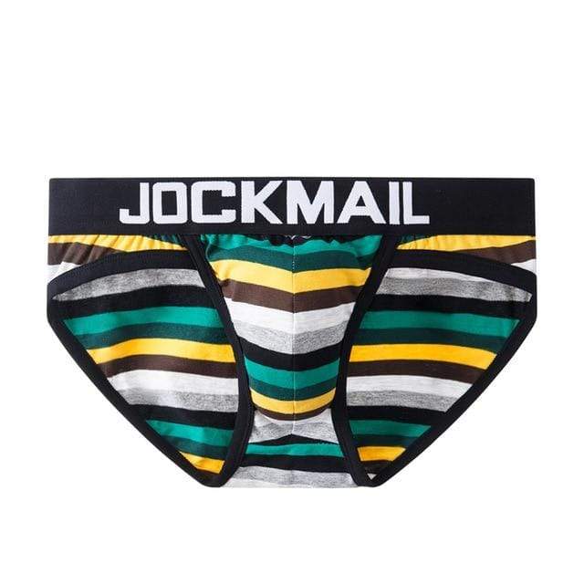 Vibrant Striped Briefs | dmunderwear detail image 6