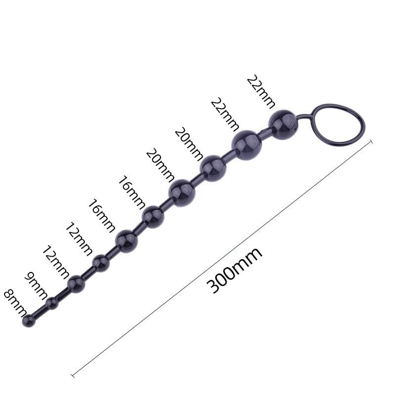 Colorful Silicone Anal Beads | dmunderwear detail image 9