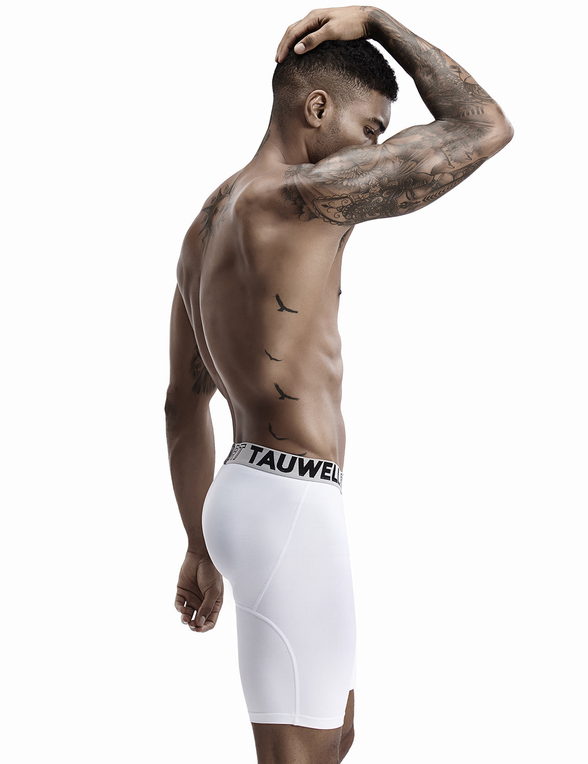 Compressive-Fit Training Tights Quick Dry Shorts 9603 | dmunderwear detail image 16