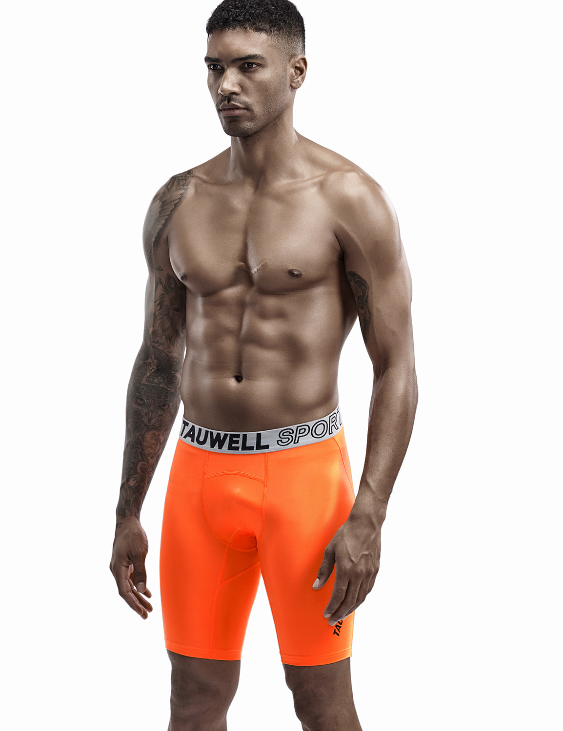 Compressive-Fit Training Tights Quick Dry Shorts 9603 | dmunderwear detail image 19