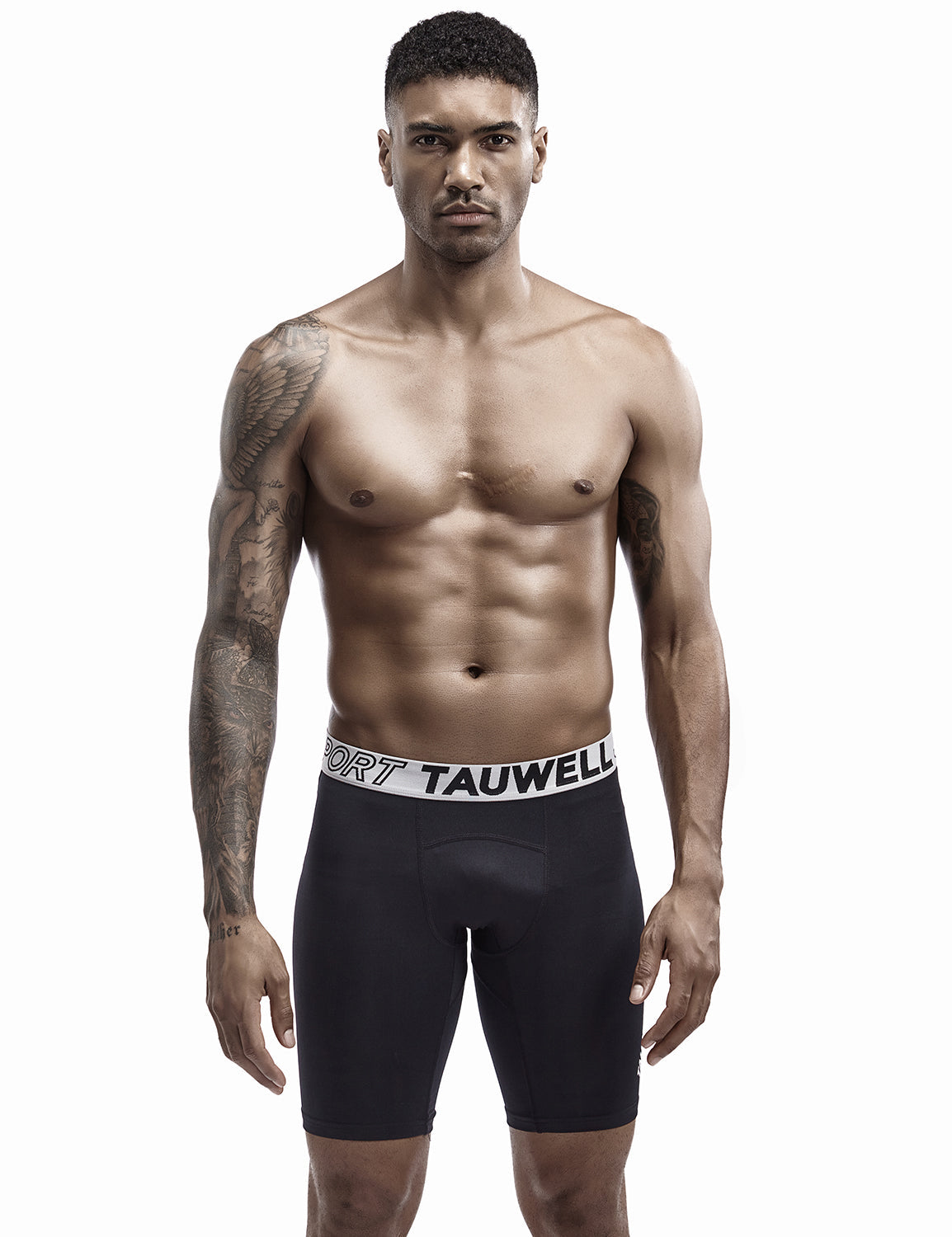 Compressive-Fit Training Tights Quick Dry Shorts 9603 | dmunderwear detail image 4