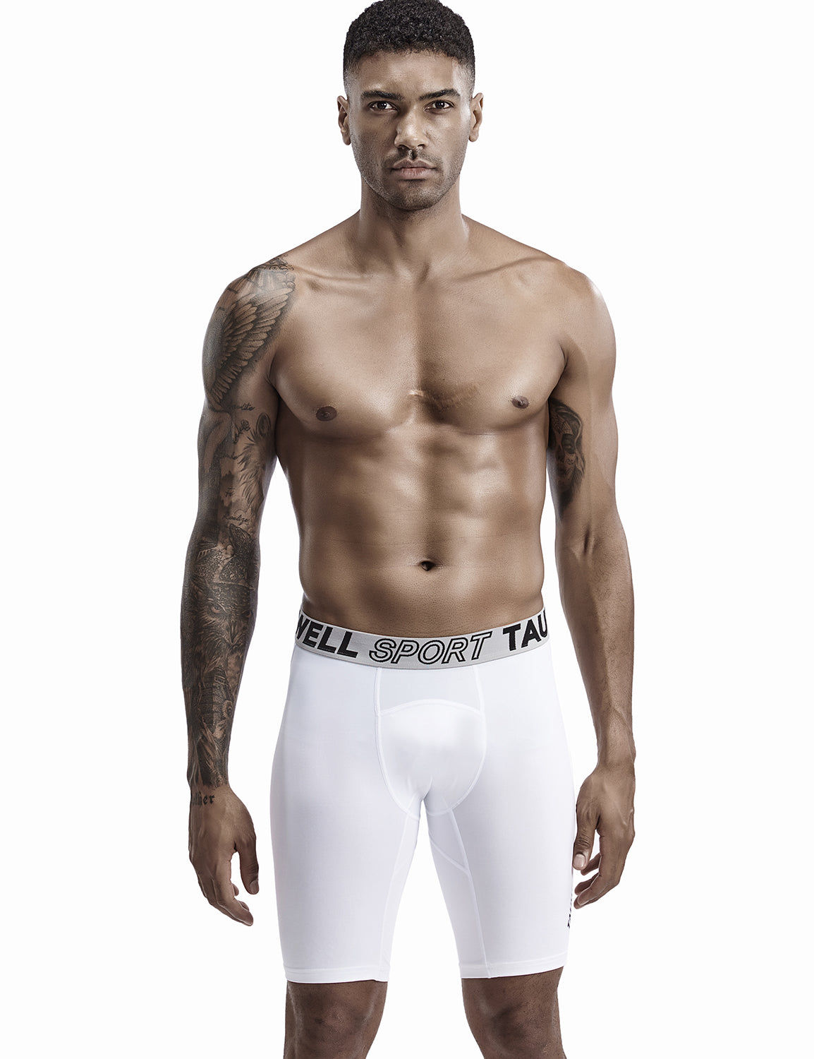 Compressive-Fit Training Tights Quick Dry Shorts 9603 | dmunderwear detail image 6