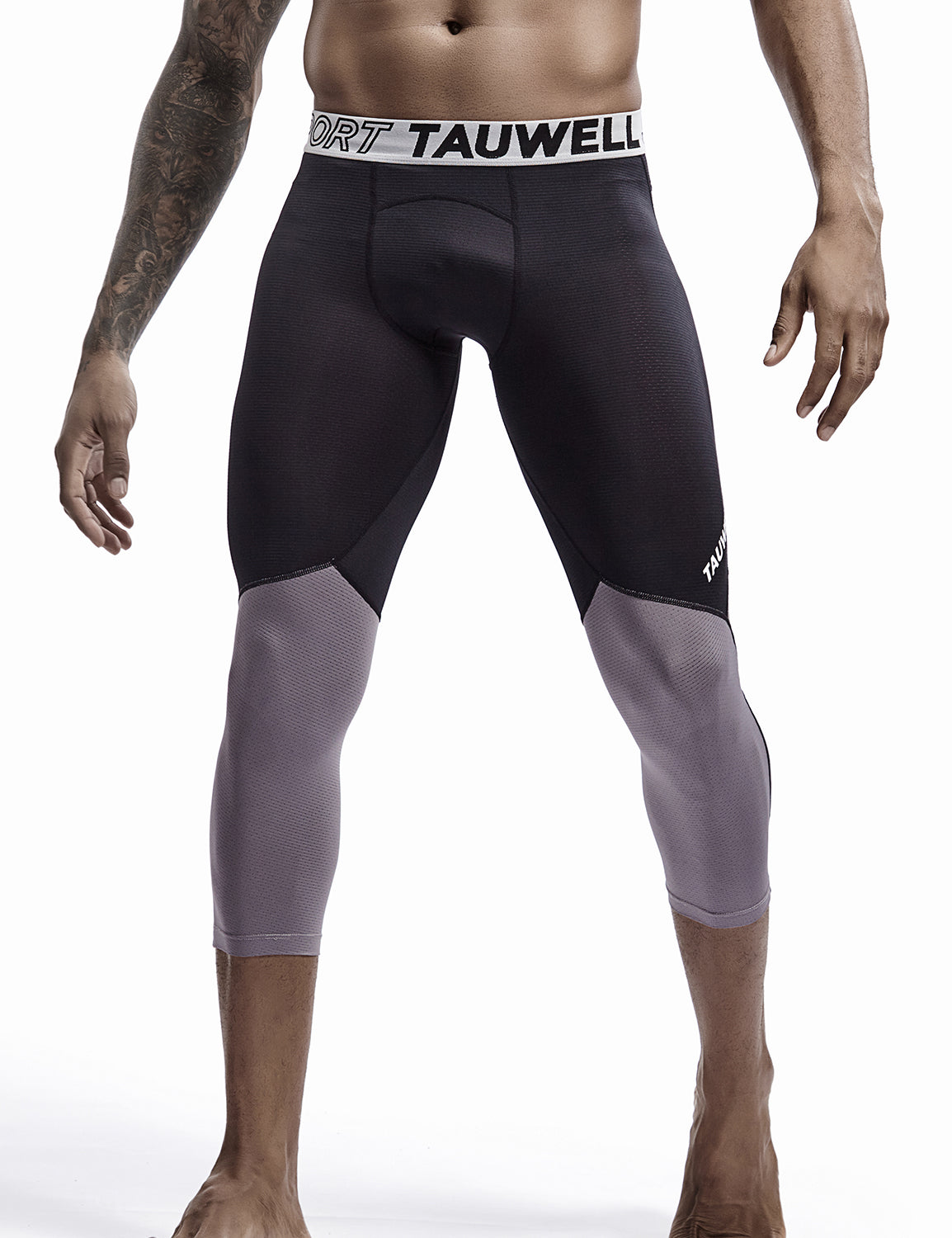 Compressive-Fit Training Tights Quick Dry(3/4 Length) 9604 | dmunderwear detail image 13