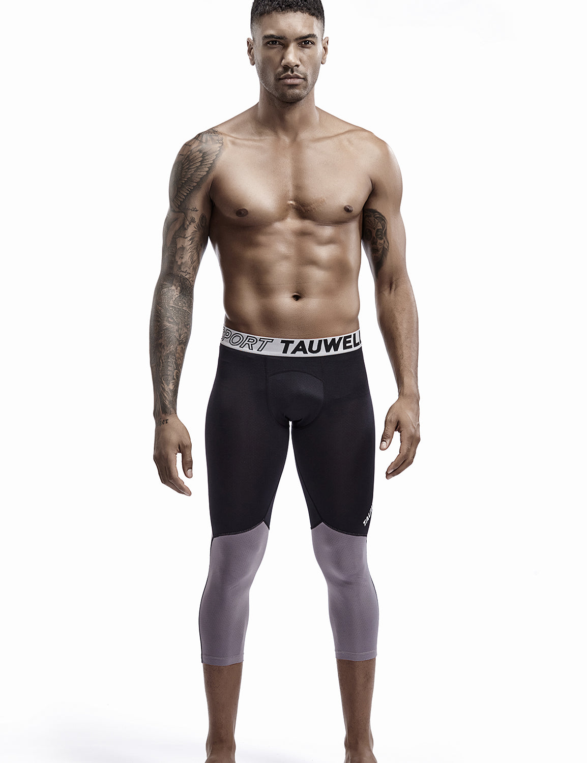 Compressive-Fit Training Tights Quick Dry(3/4 Length) 9604 | dmunderwear detail image 14