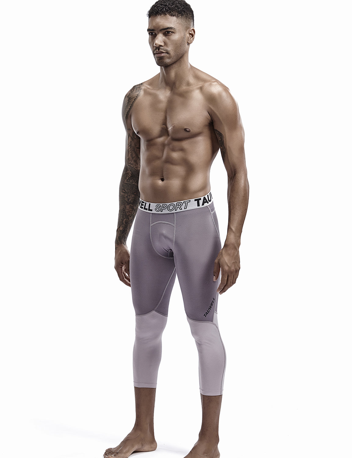 Compressive-Fit Training Tights Quick Dry(3/4 Length) 9604 | dmunderwear detail image 5