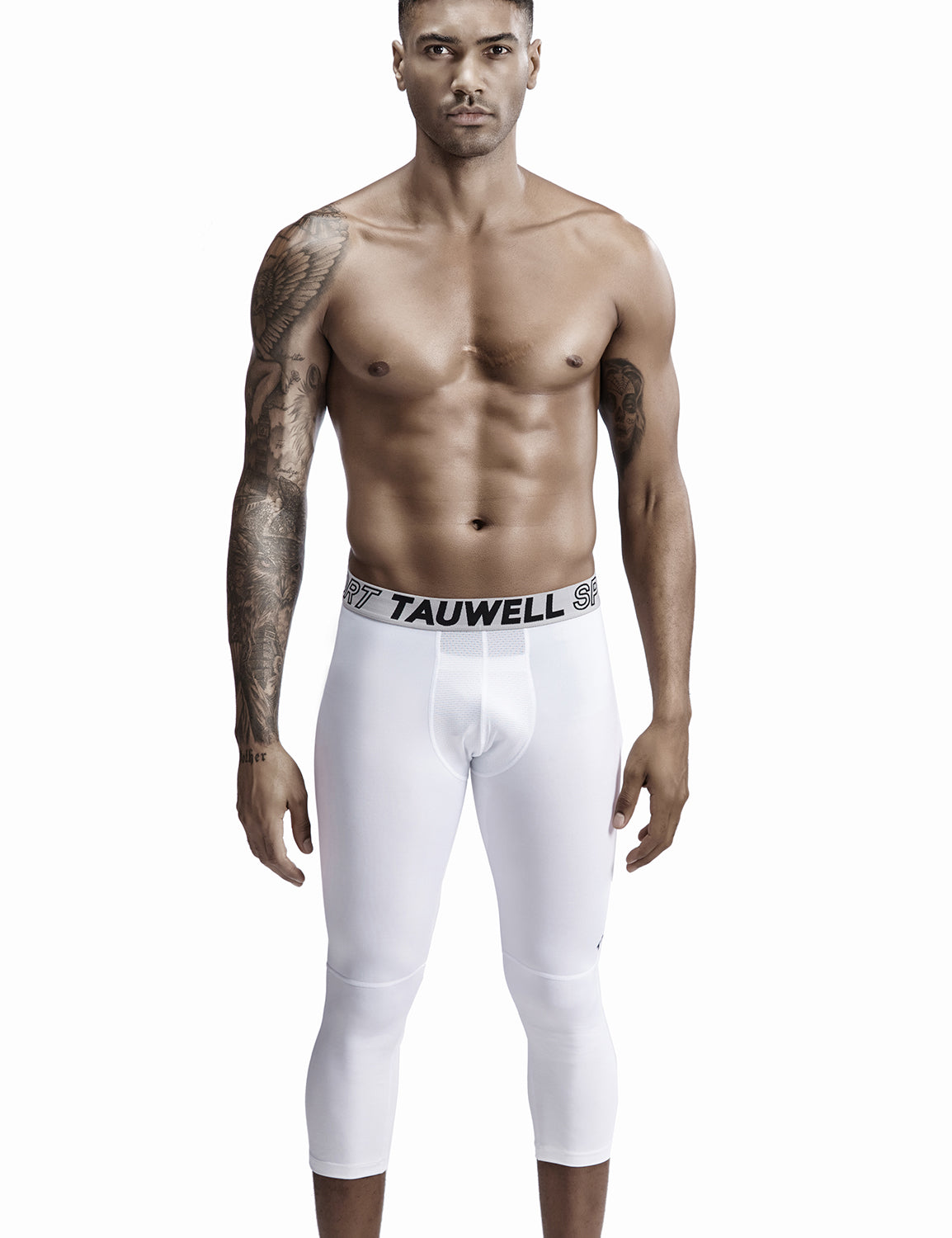 Compressive-Fit Training Tights Quick Dry(3/4 Length) 9605 | dmunderwear detail image 14