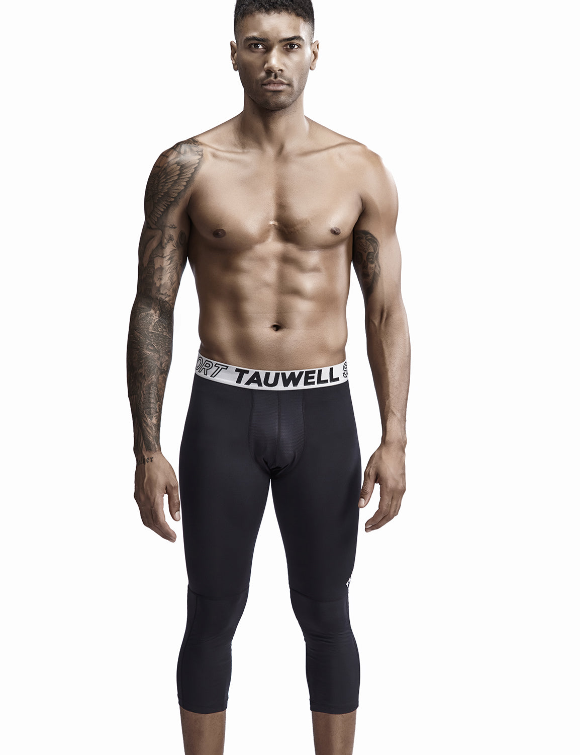 Compressive-Fit Training Tights Quick Dry(3/4 Length) 9605 | dmunderwear detail image 7
