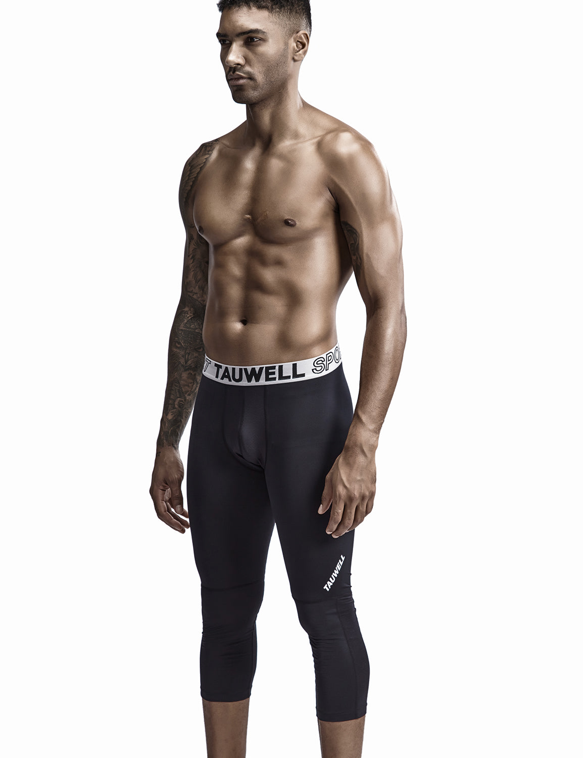 Compressive-Fit Training Tights Quick Dry(3/4 Length) 9605 | dmunderwear detail image 8