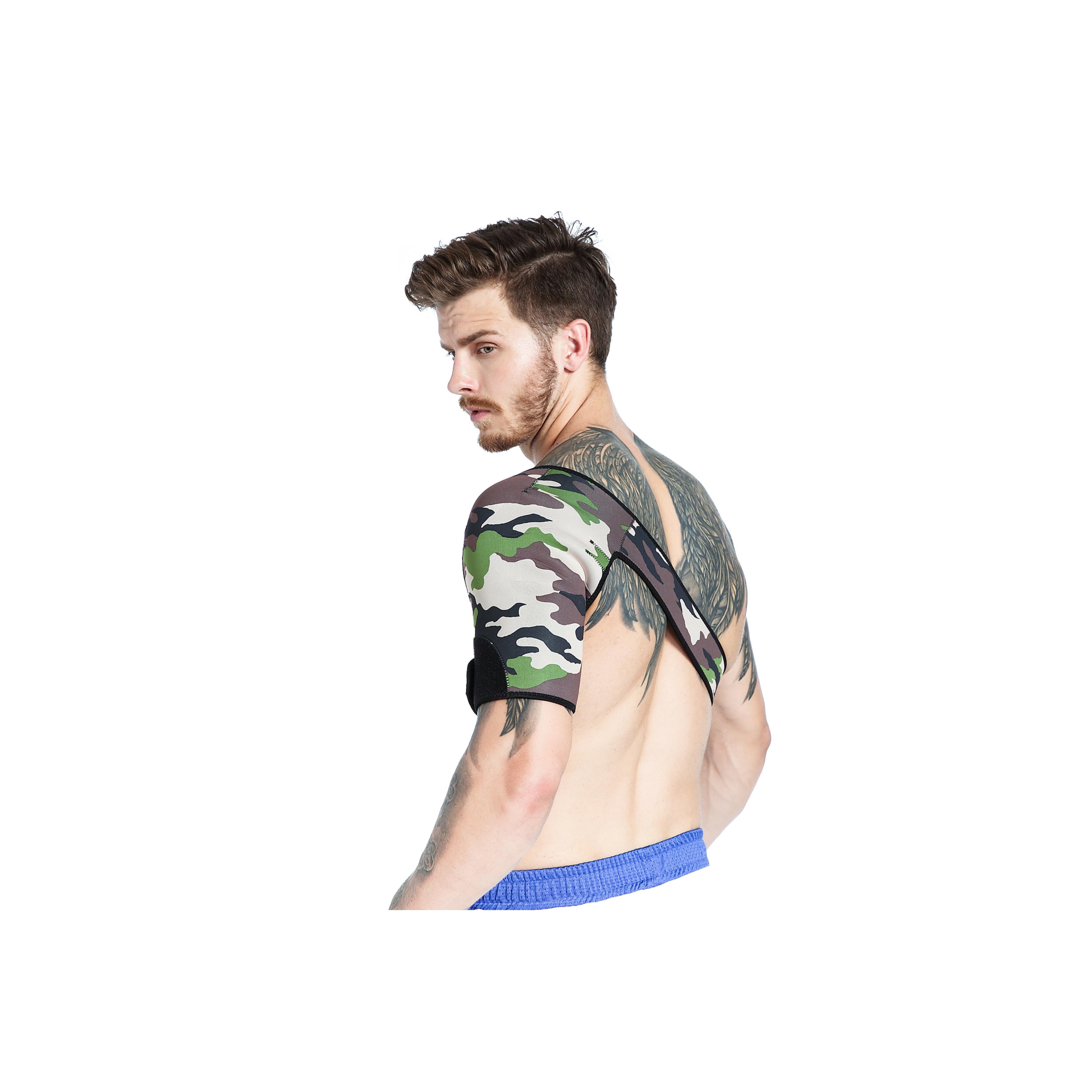 JOCKMAIL JM901 Left Shoulder Strap - Camoflage | dmunderwear detail image 4
