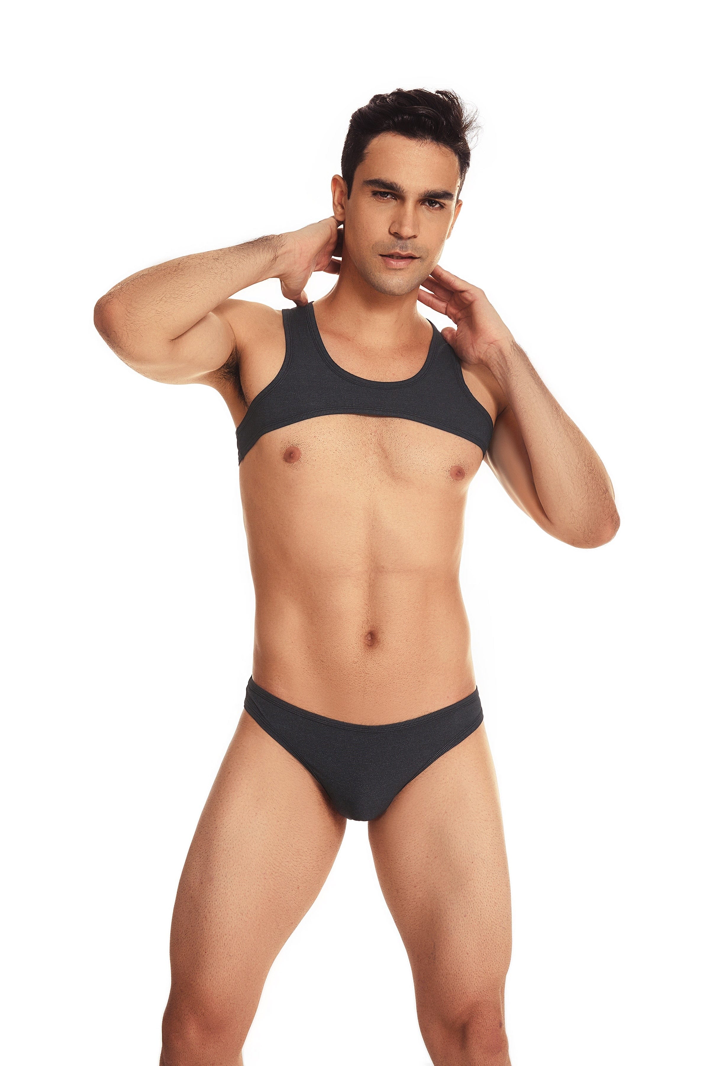 Cover Shot Crop Tank | dmunderwear detail image 3