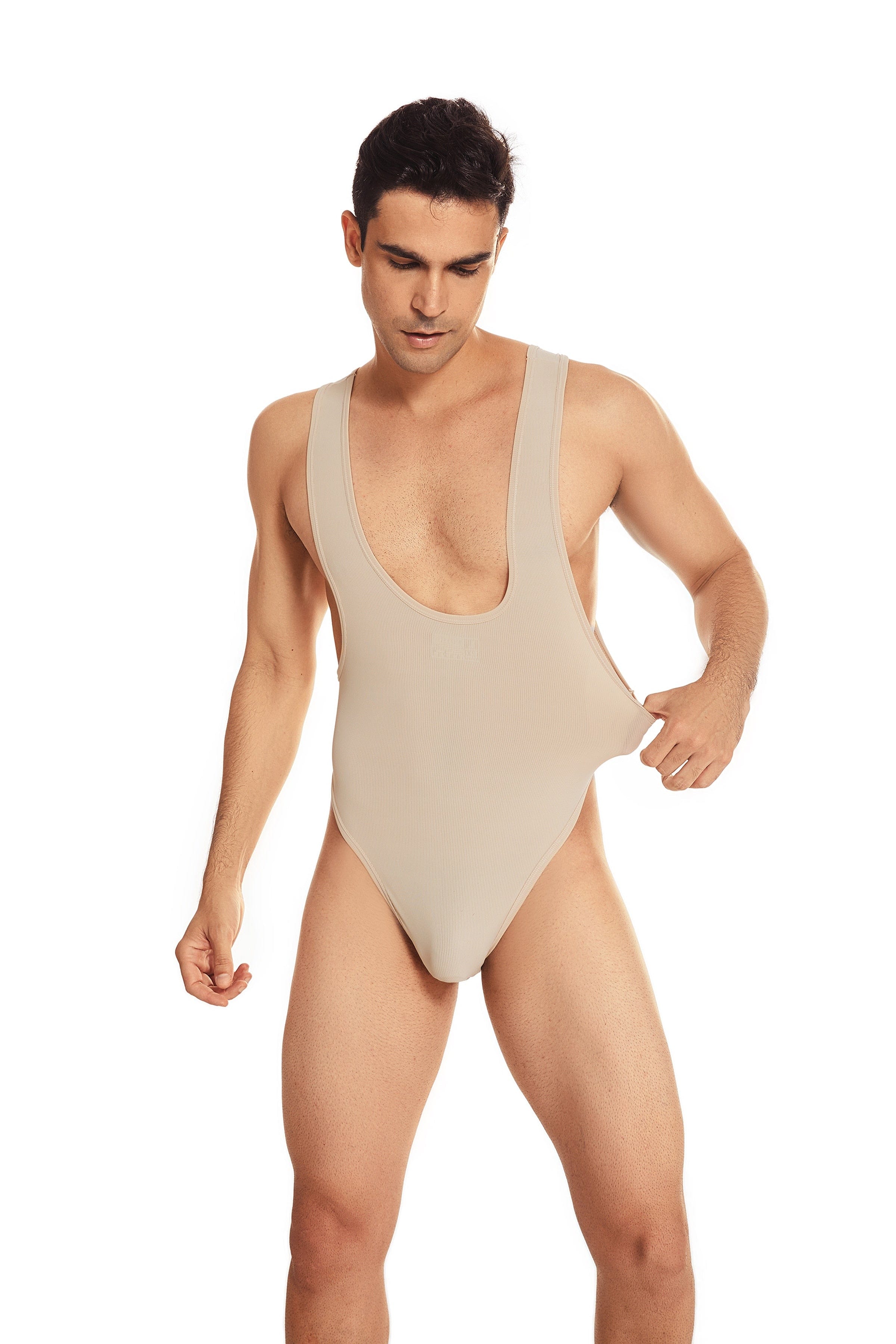 Cover Shot Thong Singlet | dmunderwear detail image 14