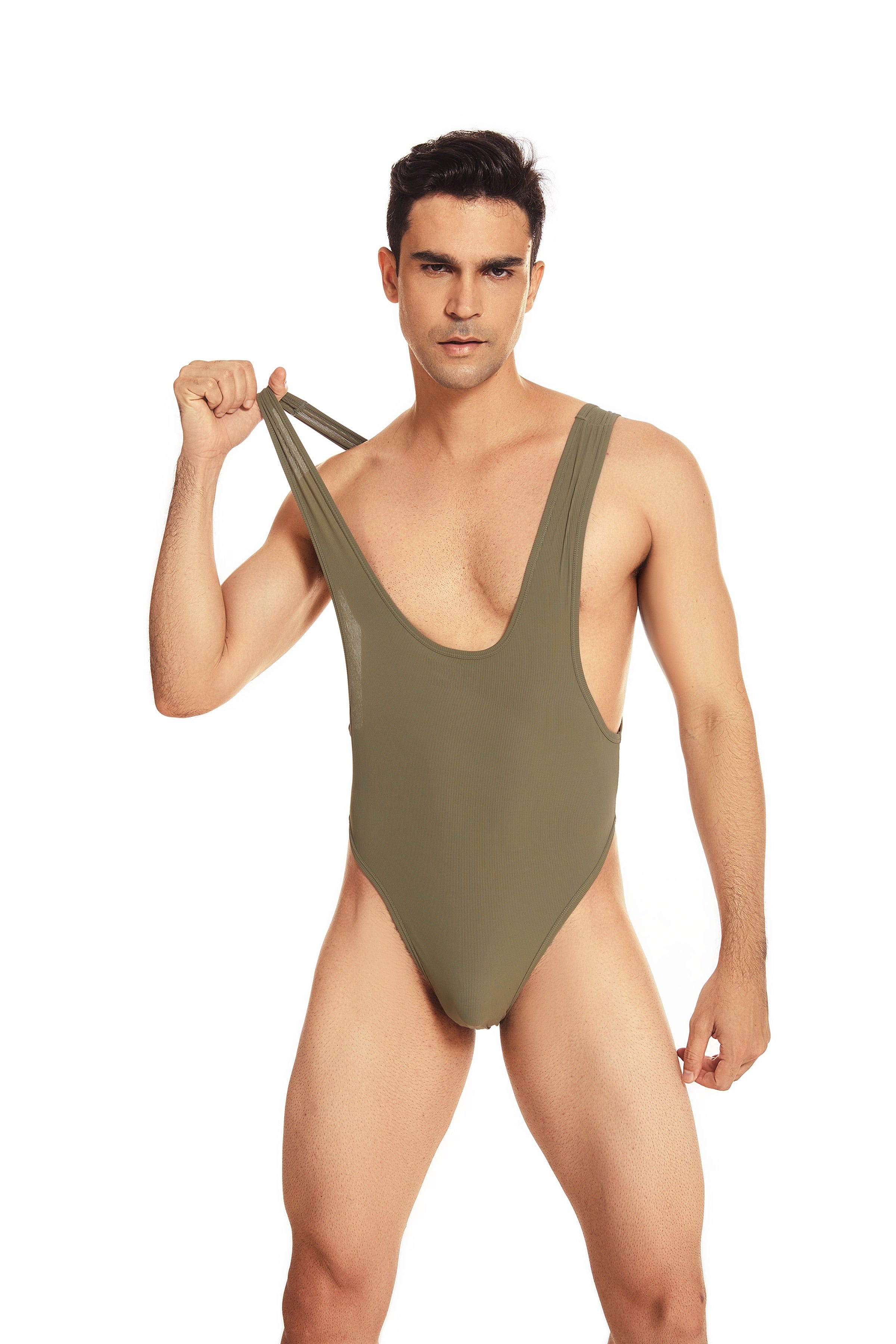 Cover Shot Thong Singlet | dmunderwear detail image 18
