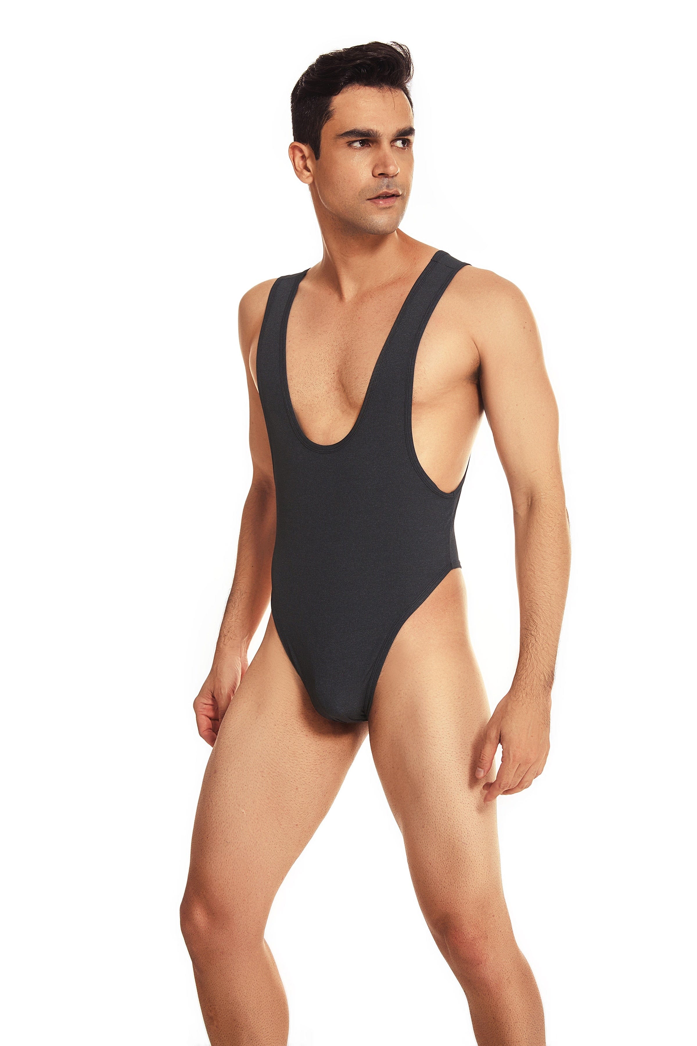 Cover Shot Thong Singlet | dmunderwear detail image 6