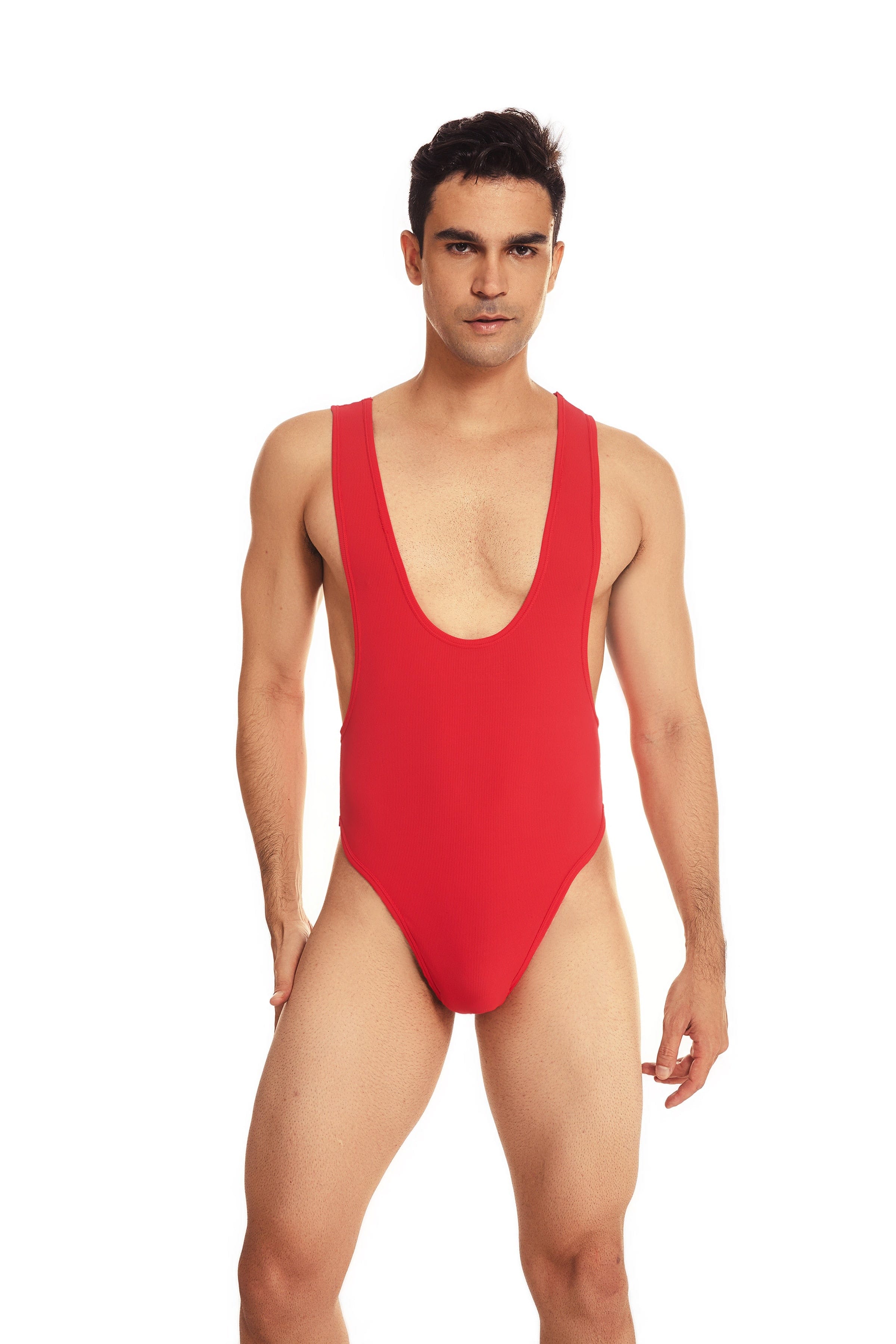 Cover Shot Thong Singlet | dmunderwear detail image 8