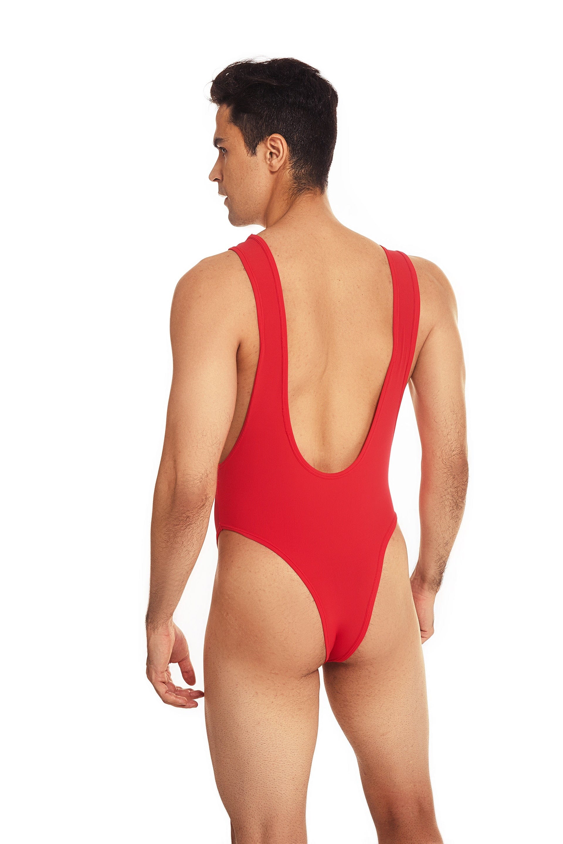Cover Shot Thong Singlet | dmunderwear detail image 9