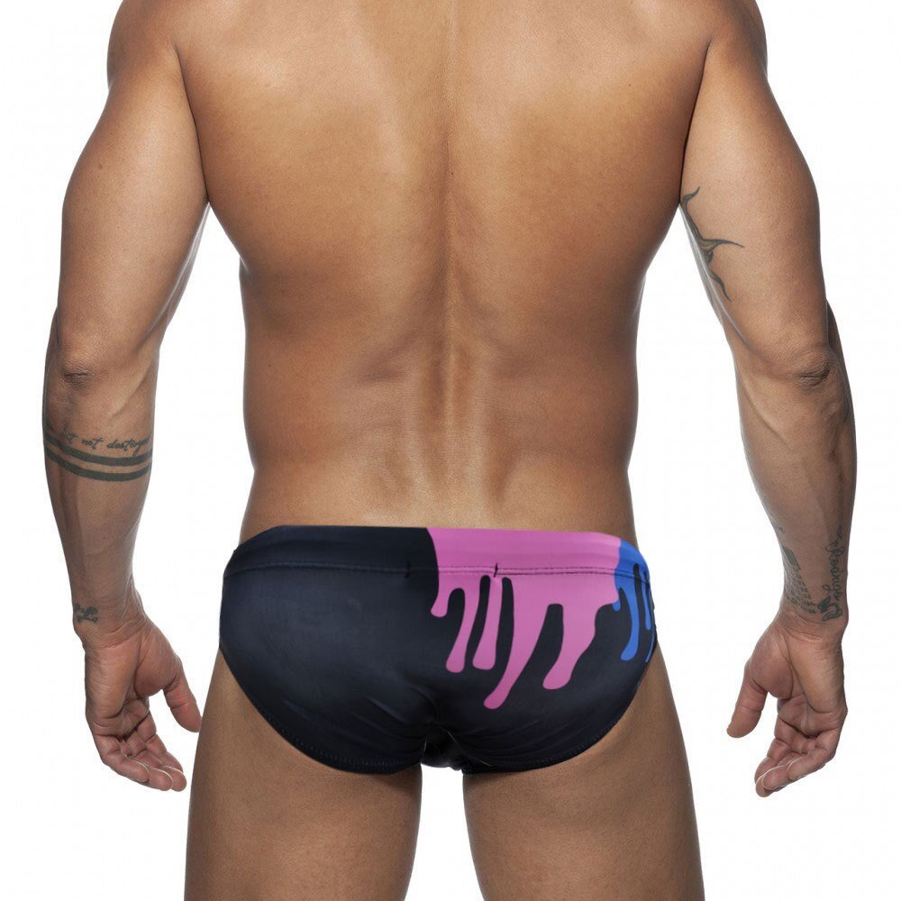 Crayon Graffiti Swim Briefs | dmunderwear detail image 4