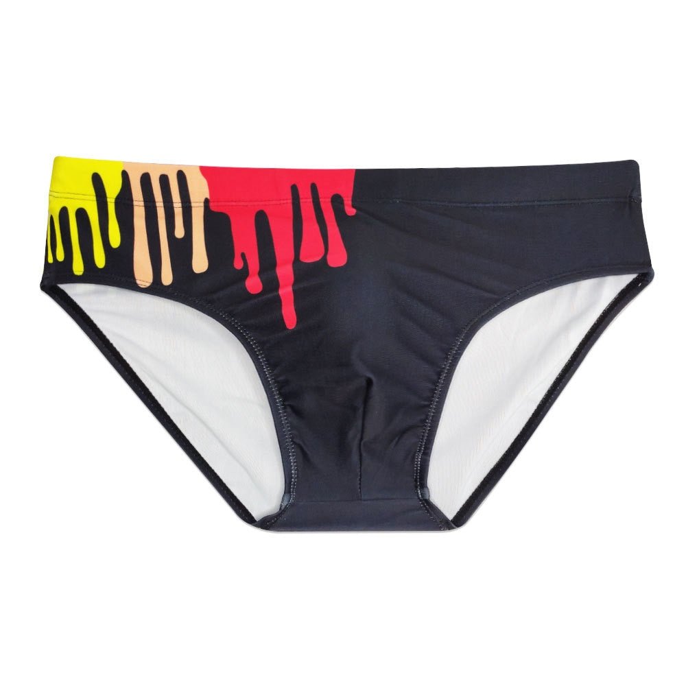 Crayon Graffiti Swim Briefs | dmunderwear detail image 5