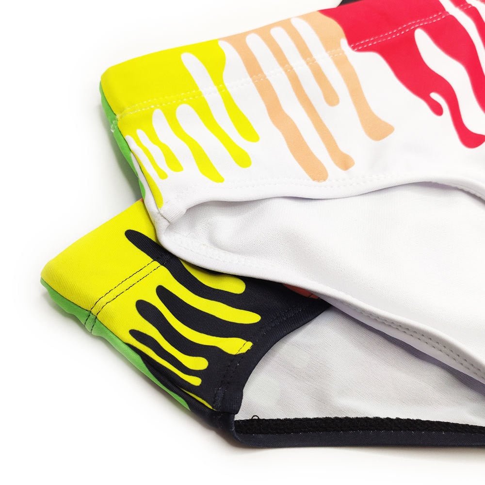 ORVLS Crayon Graffiti Swim Briefs | dmunderwear detail image 11