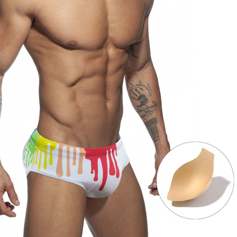 ORVLS Crayon Graffiti Swim Briefs | dmunderwear detail image 14