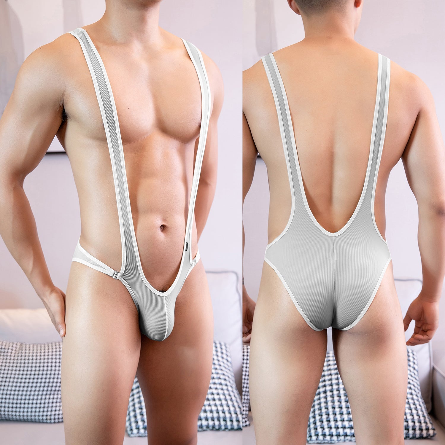Criss Cross X Singlet | dmunderwear detail image 4