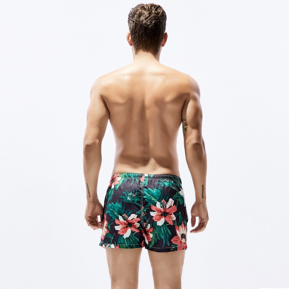 ORVLS Dark Floral Board Shorts | dmunderwear detail image 8